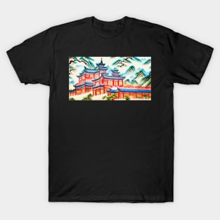 Traveling in Asia, motif 2 T-Shirt